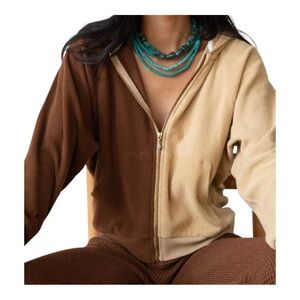 Donni Terry Duo Zip Up Hoodie